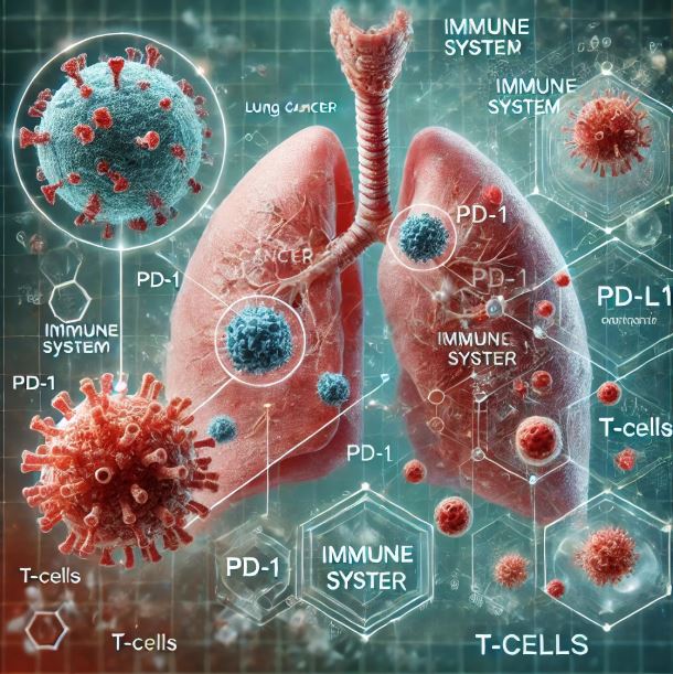 폐암 면역항암제 치료 관련 사진