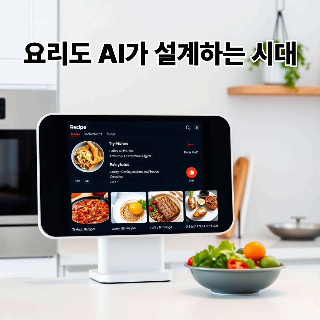 당신만을 위한 레시피, AI 셰프가 직접 설계합니다!