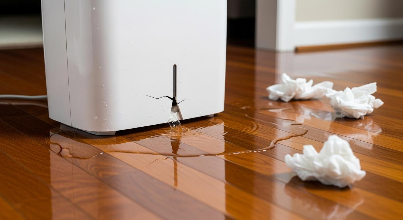 제습기 고장 물