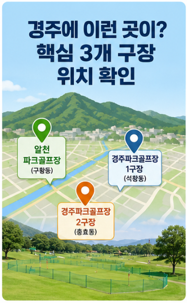 2026년 신라 정취 속 54홀 라운딩! 경주 파크골프장 3곳 예약 및 이용 핵심 정리