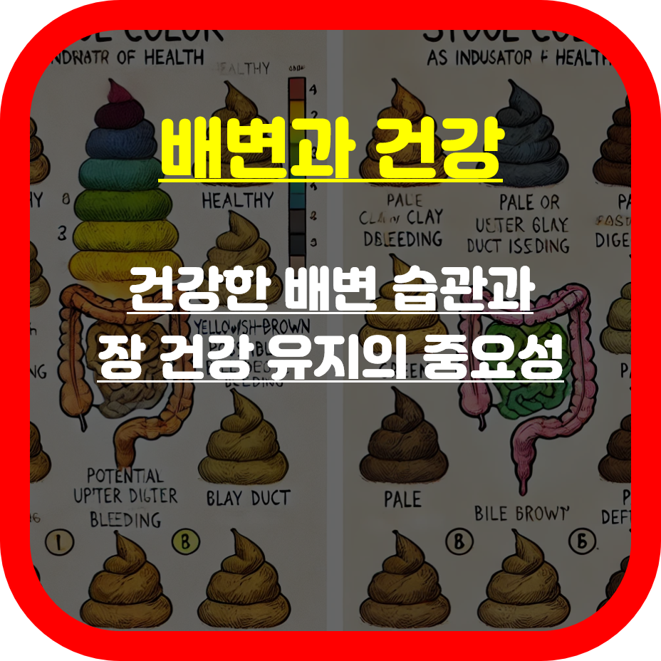 배변 습관과 장 건강 유지의 중요성