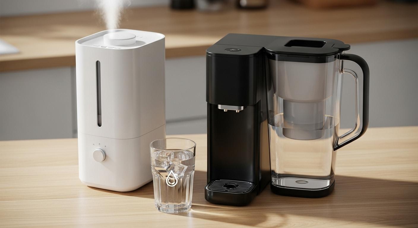 가습기 정수기 수돗물