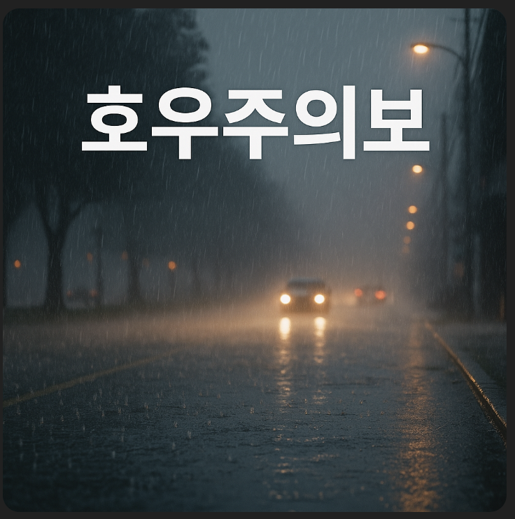 호우주의보 – 발령 기준부터 대처법까지 한눈에 정리