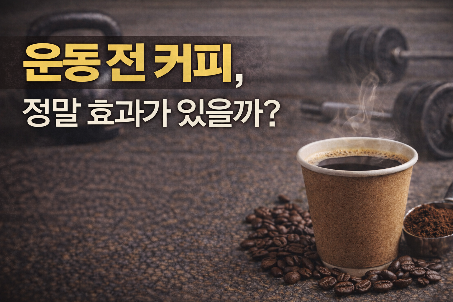 운동 전 커피 정말 효과가 있을까? [카페인이 운동 퍼포먼스에 미치는 영향 총 정리]