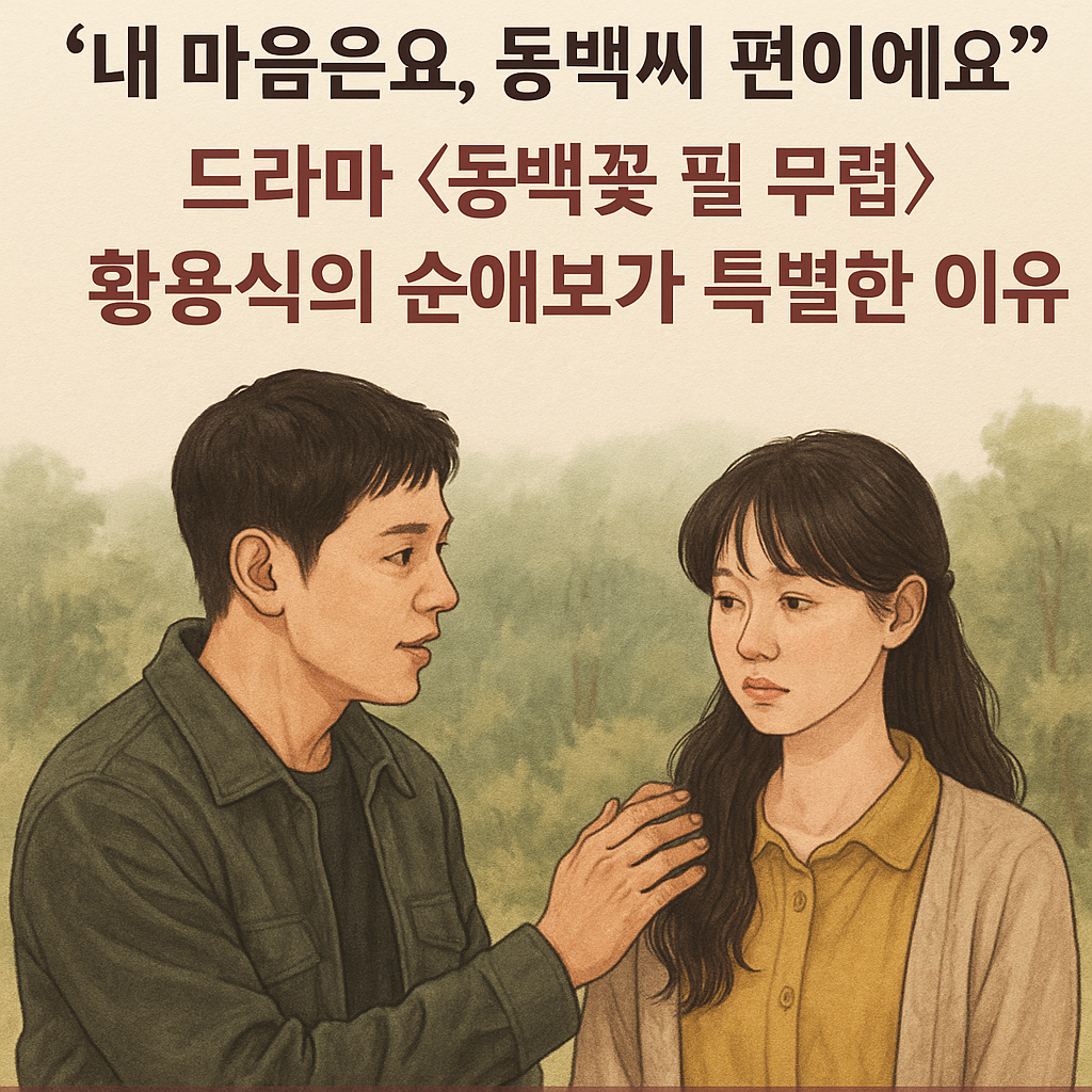 드라마 <동백꽃 필 무렵>, 황용식의 순애보가 특별한 이유