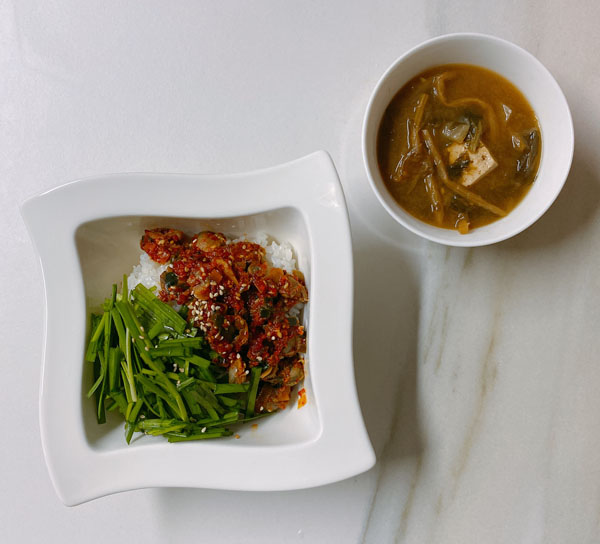 꼬막비빔밥_시래기된장국