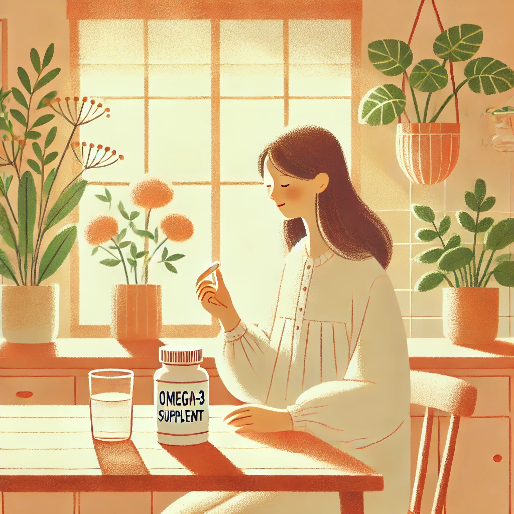오메가3 복용하는 임산부