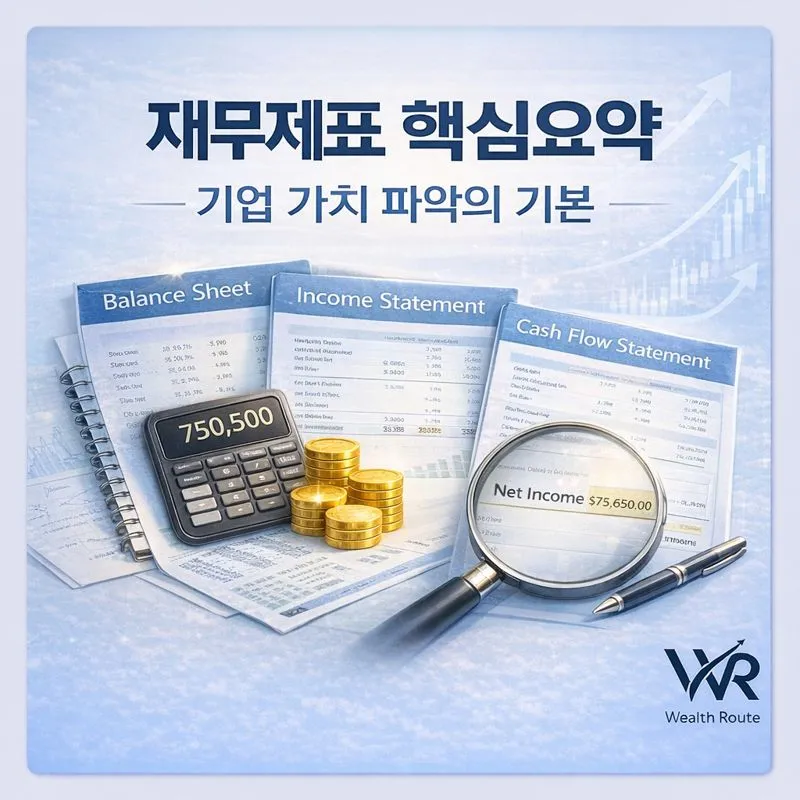 썸네일. 재무제표 핵심요약(기업 가치 파악의 기본)
