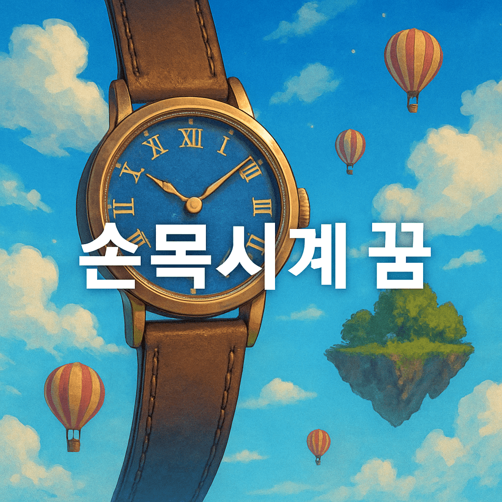 손목시계 꿈 해몽