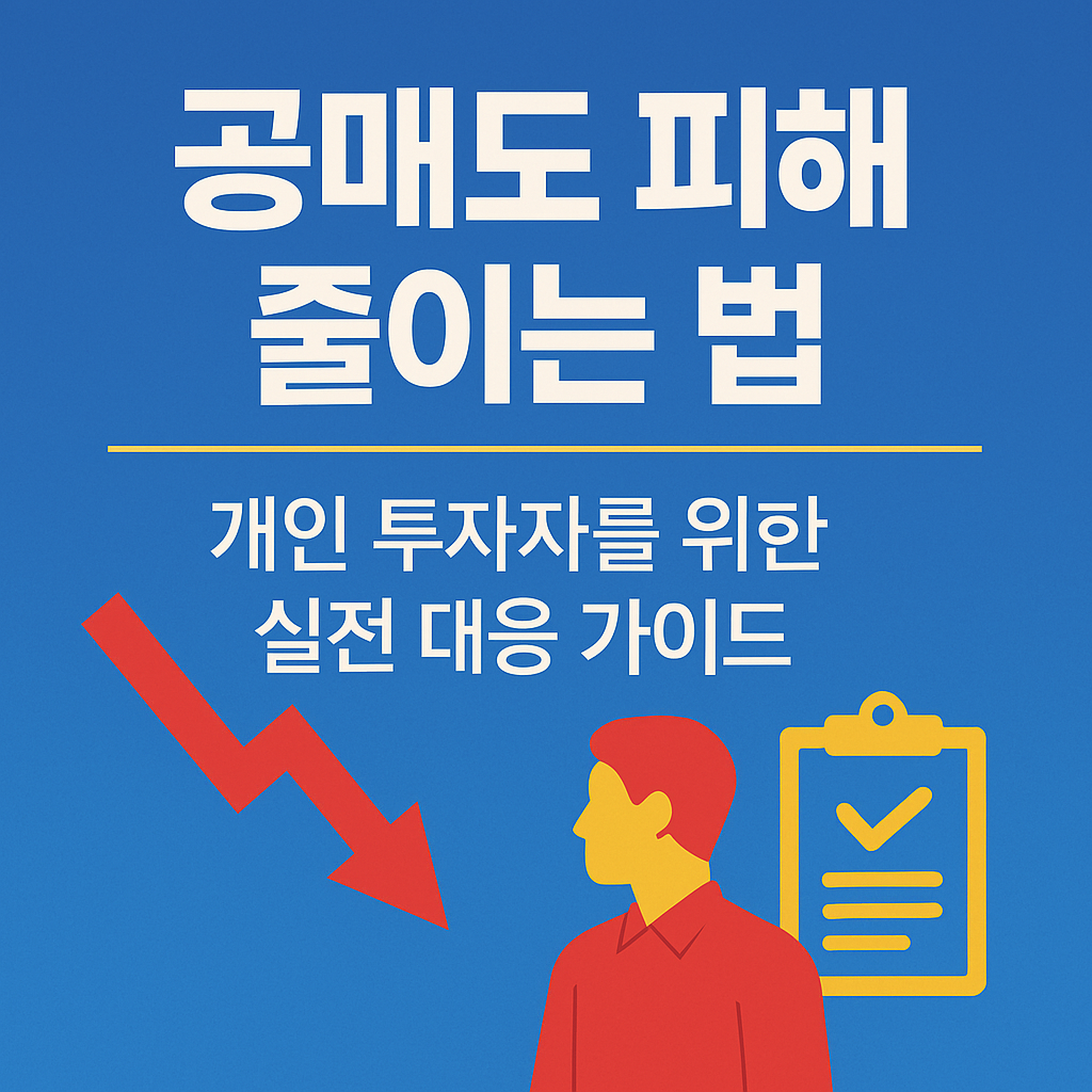 공매도 피해를 줄이는 개인 투자자 대응 전략을 강조한 2025 주식 시장 썸네일