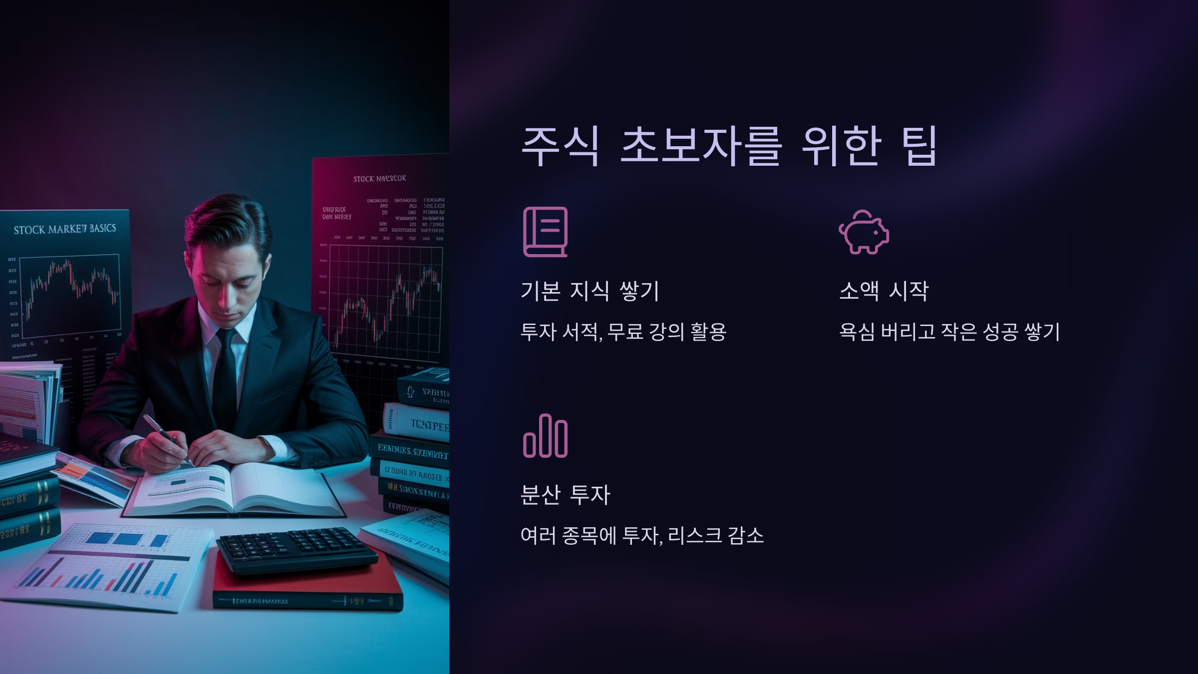 주식 초보자를 위한 팁