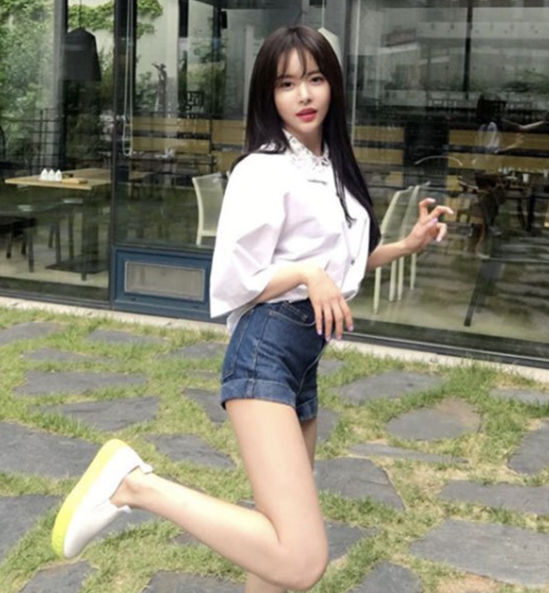 한보름 다리 각선미