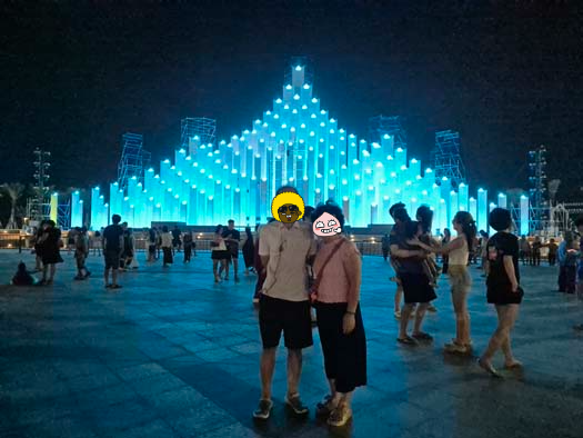 붕따우 탐탕탑 야경
