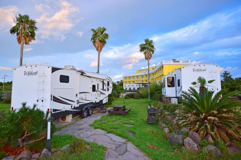 제주 메이더호텔 '메이 더 카라반' 캠핑장