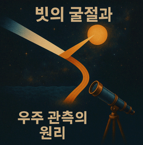 빛의 굴절과 우주 관측의 원리 이해