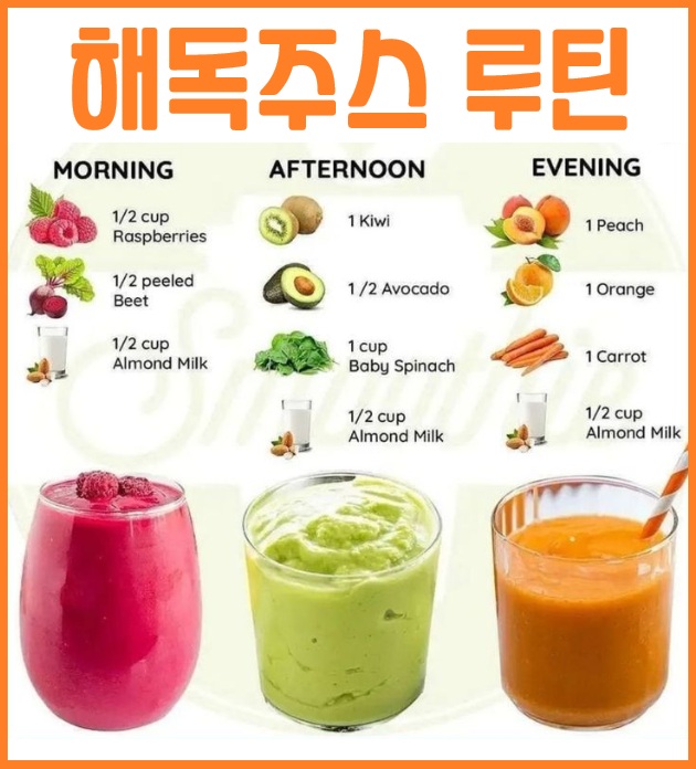 해독주스 루틴