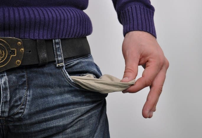 No money, Jeans