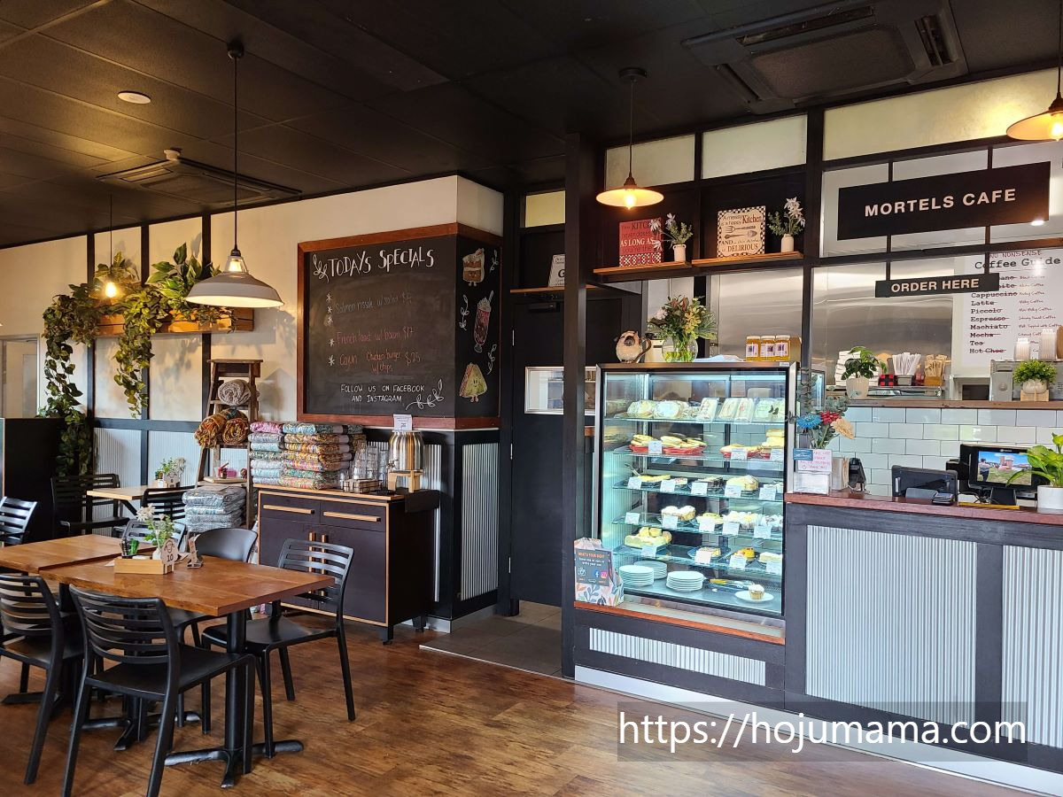 모르텔스 카페 내부 전경