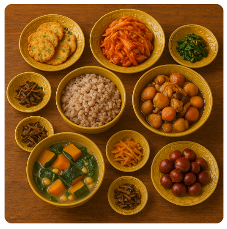 가을 정식 사진