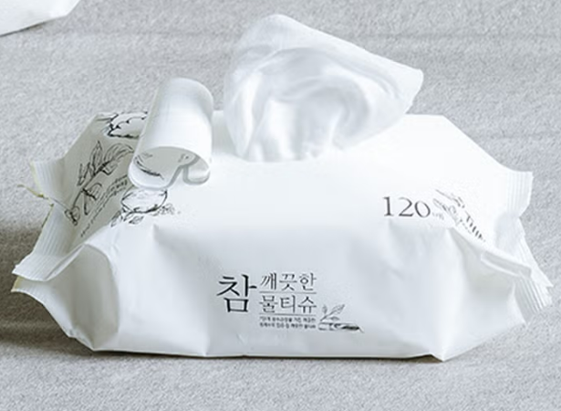 참깨끗한물티슈 무향물티슈