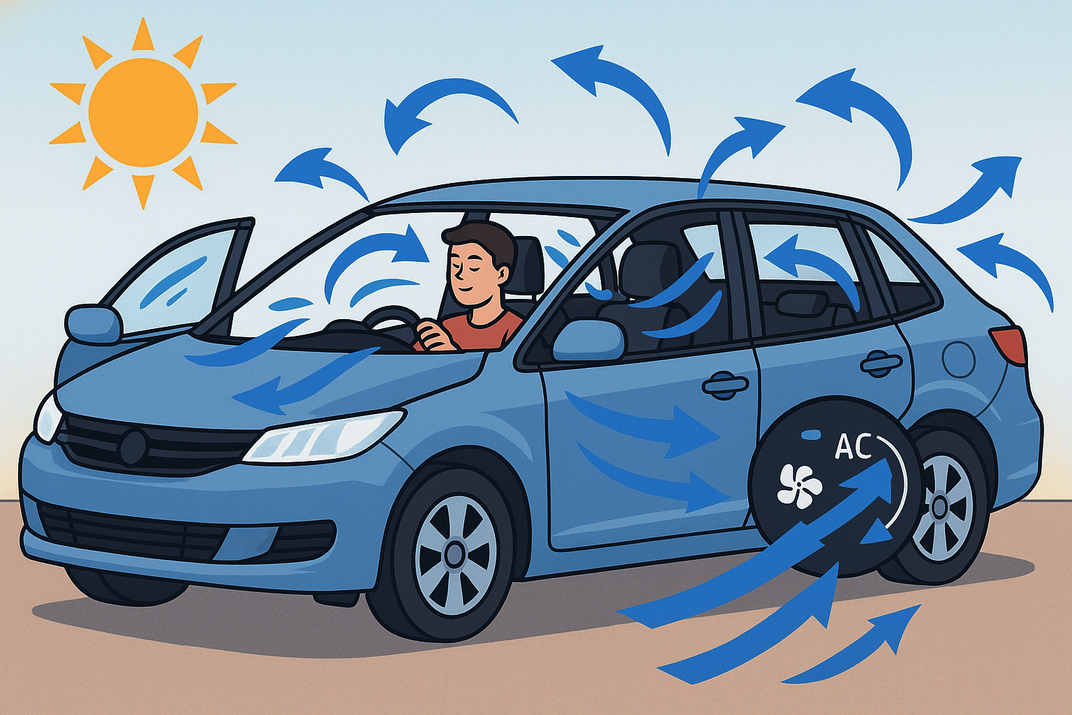 여름철 자동차 관리 찜통 차 실내 온도 낮추는 법