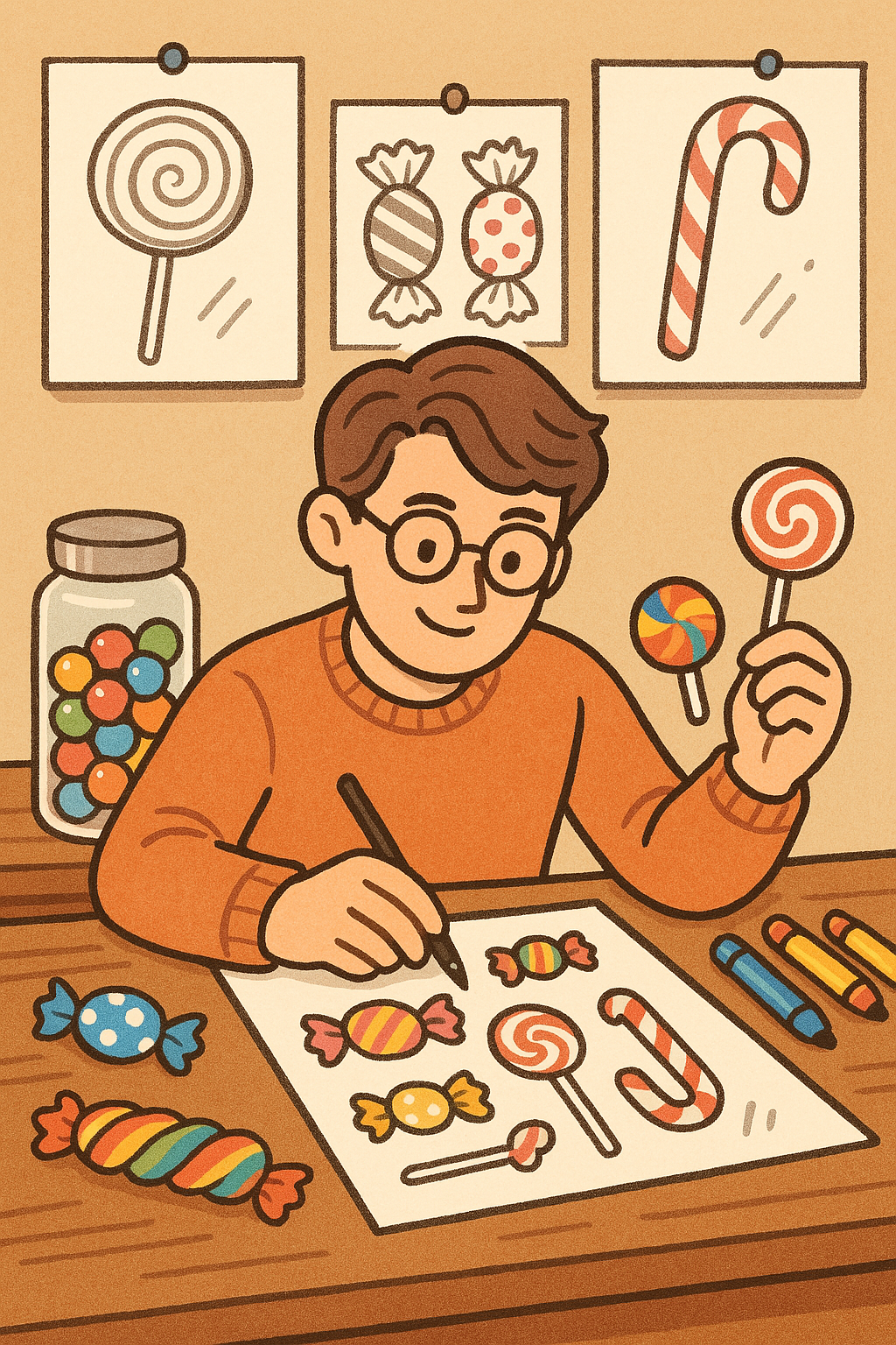 눈으로 먼저 먹는 달콤한 예술-사탕 디자이너