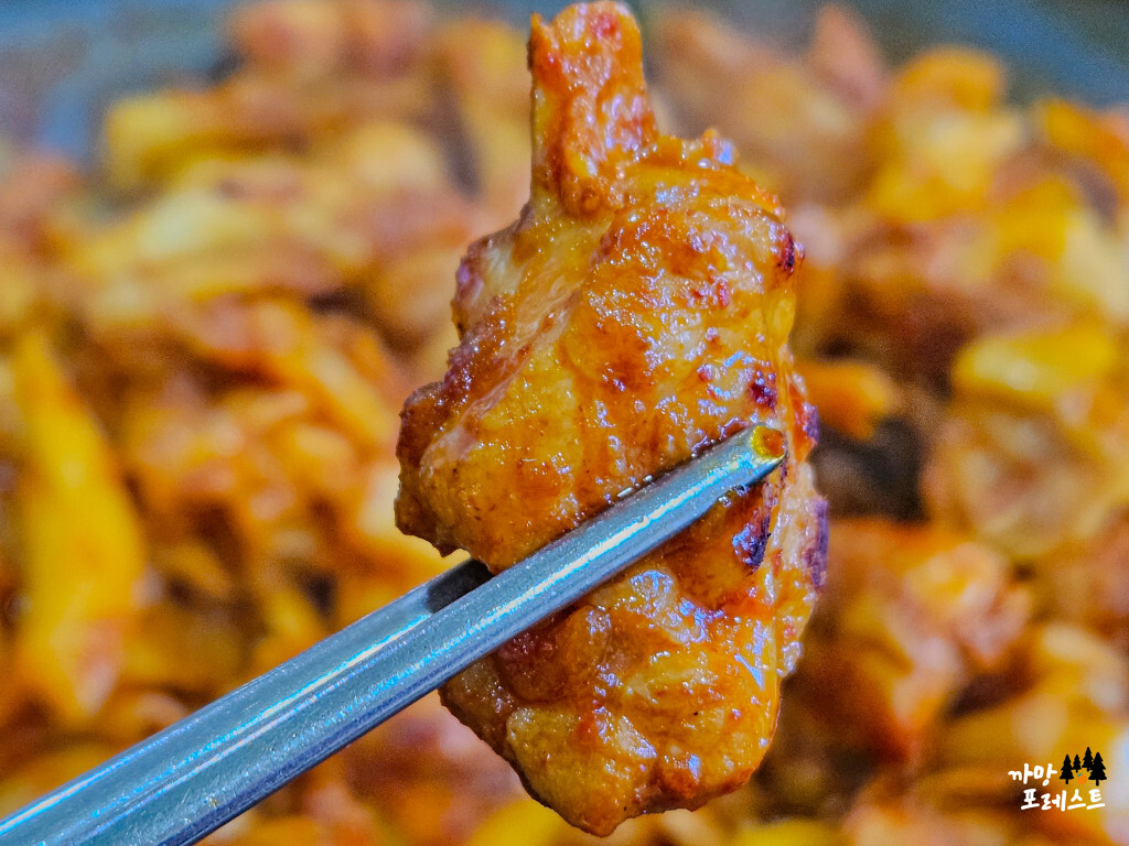 춘천 산속에 닭갈비 순살