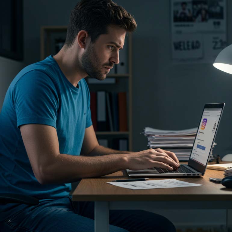 PC에서 인스타 계정 삭제하기