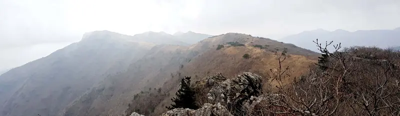 울산 영축산과 신불산
