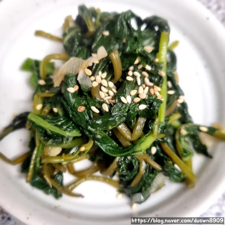 깨순나물 볶음 맛있게 만드는 법 및 양념 비율 팁 안내_3