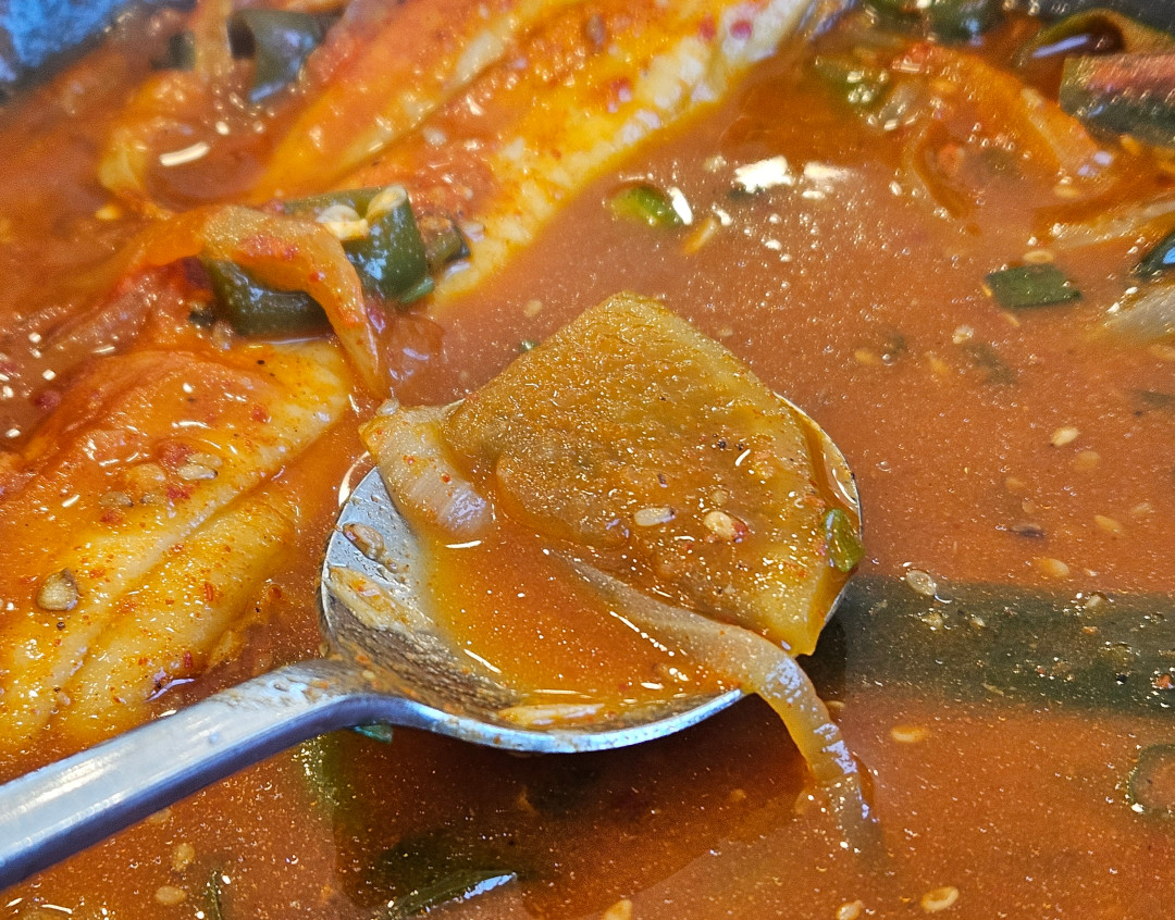 송악 통갈치 조림