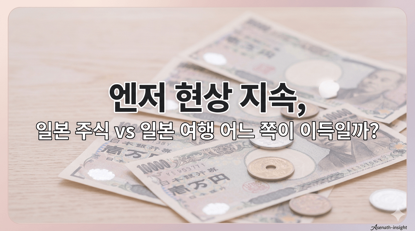 엔저 현상 지속, 일본 주식 vs 일본 여행 어느 쪽이 이득일까?