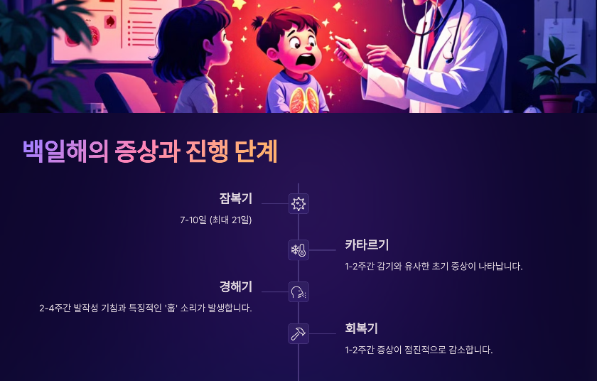 백일해의 증상과 진행 단계