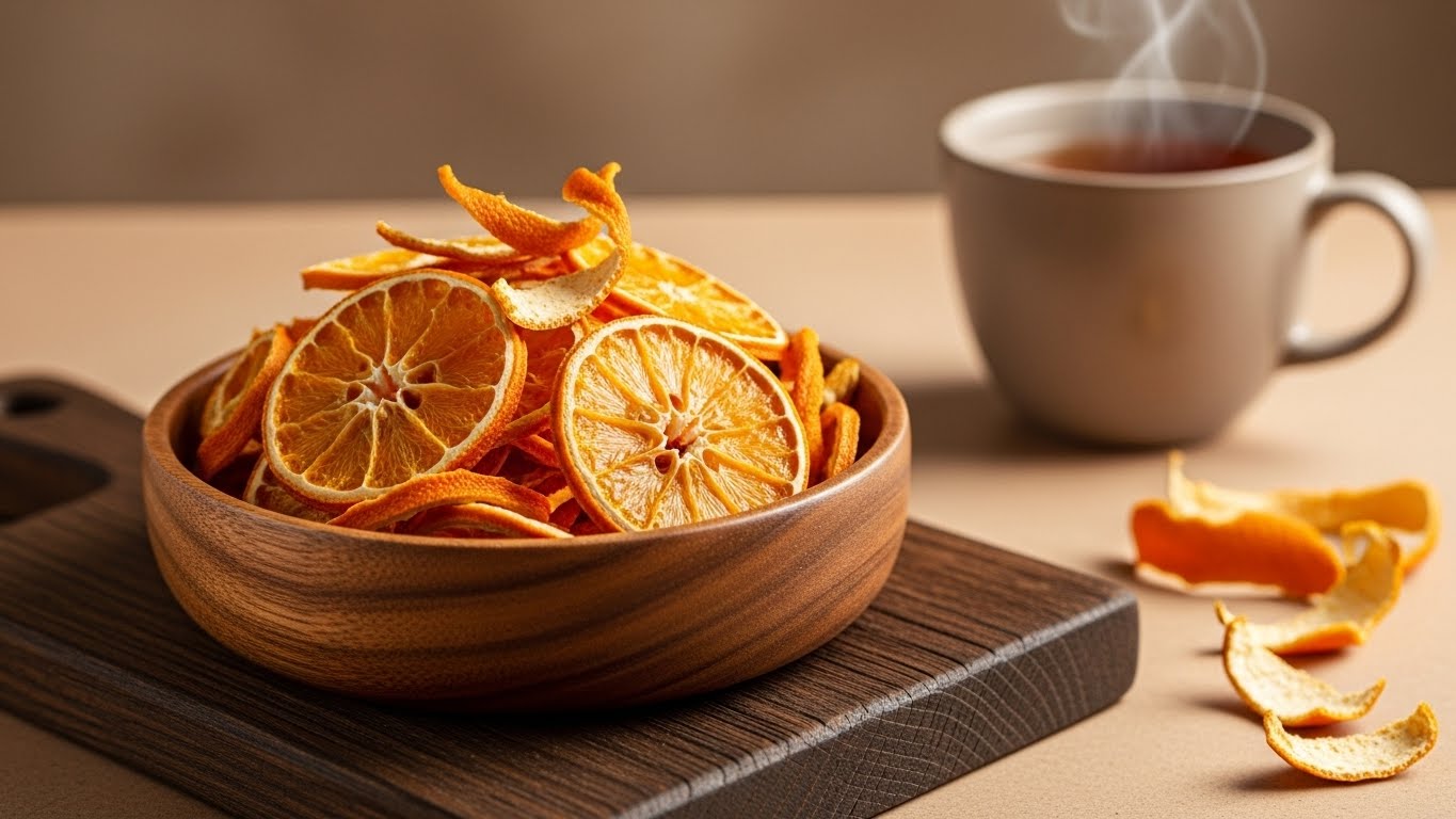 귤피차만드는법