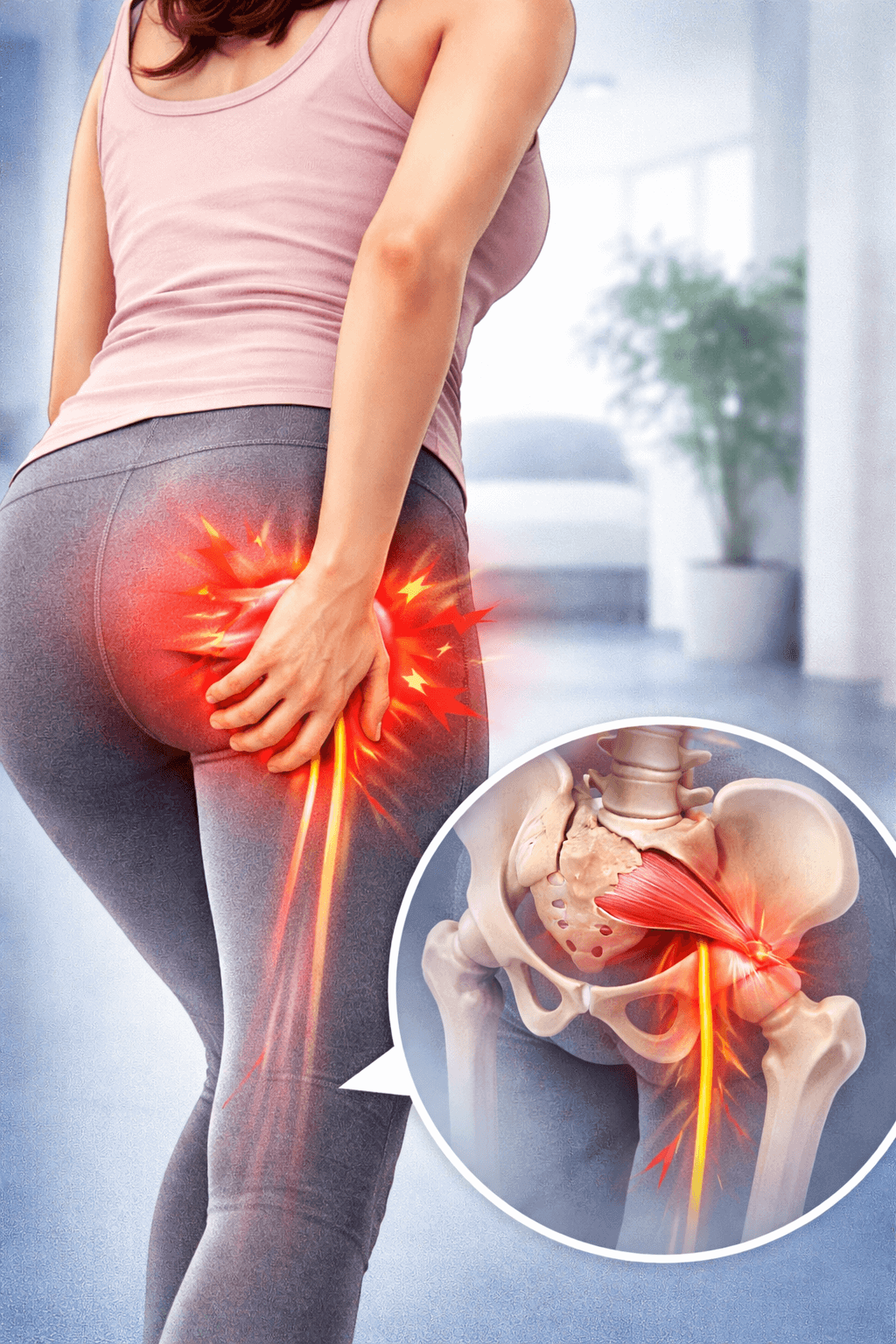 운전으로 생긴 꼬리뼈와 엉덩이 통증