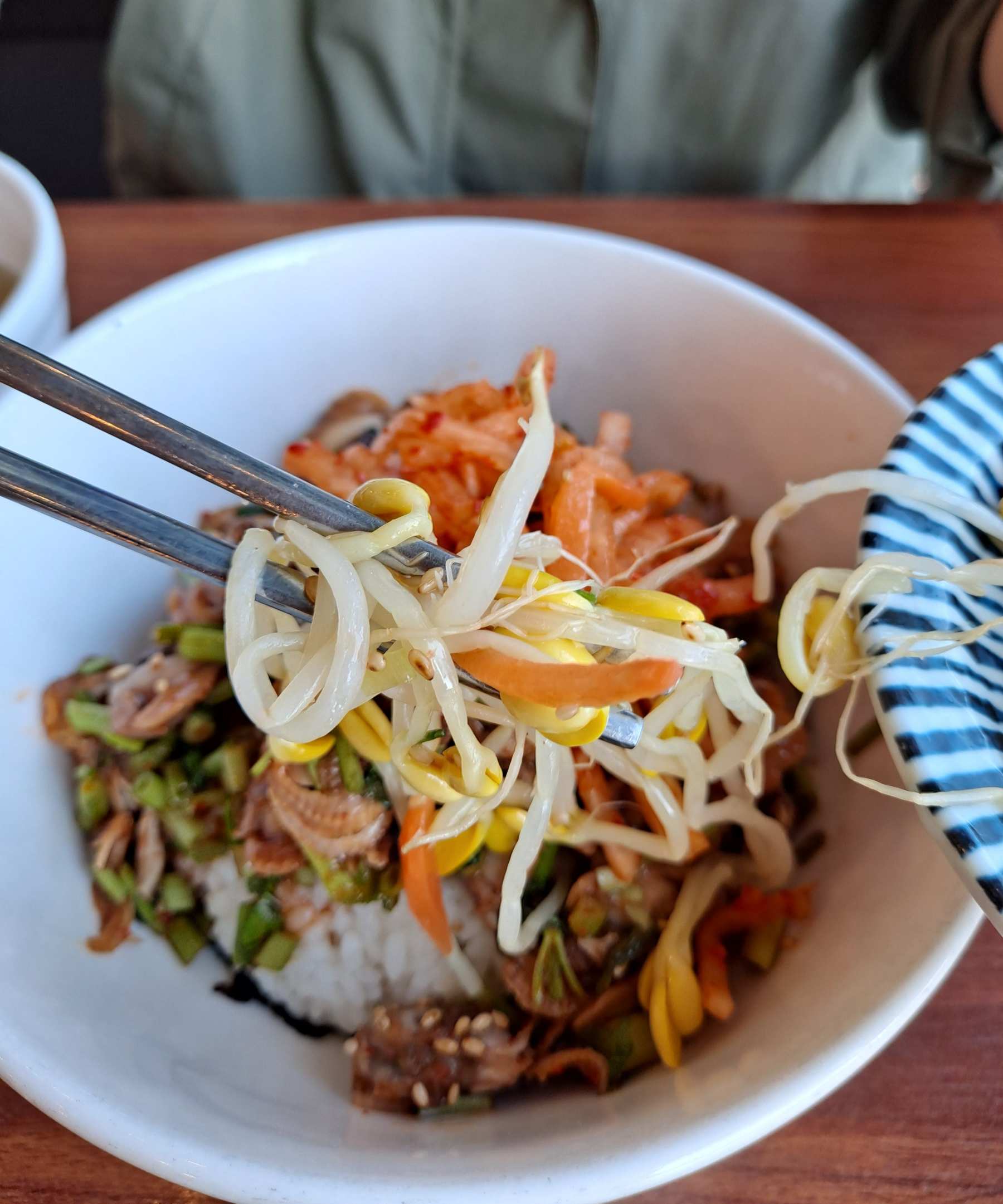 꼬막한상 콩나물 넣기