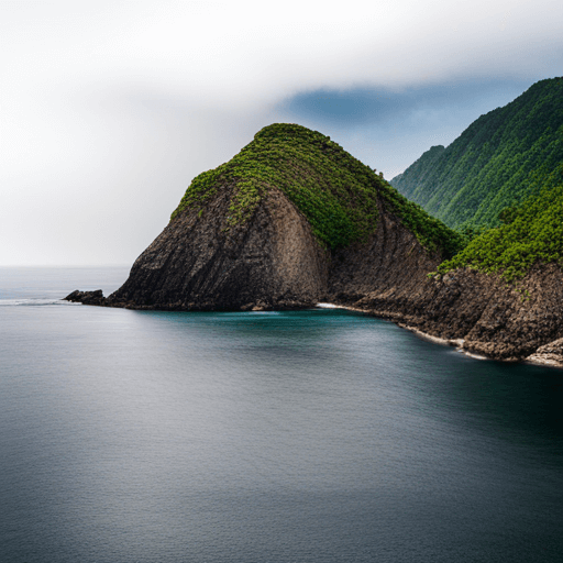 울릉도 거북바위 붕괴