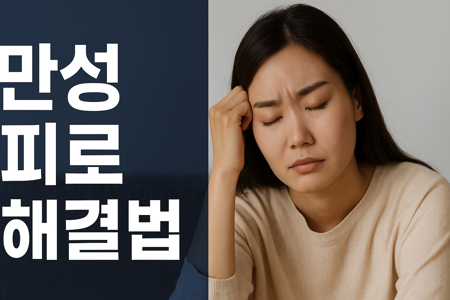 만성 피로 원인과 해결법, 3일만에 바뀐 내 몸