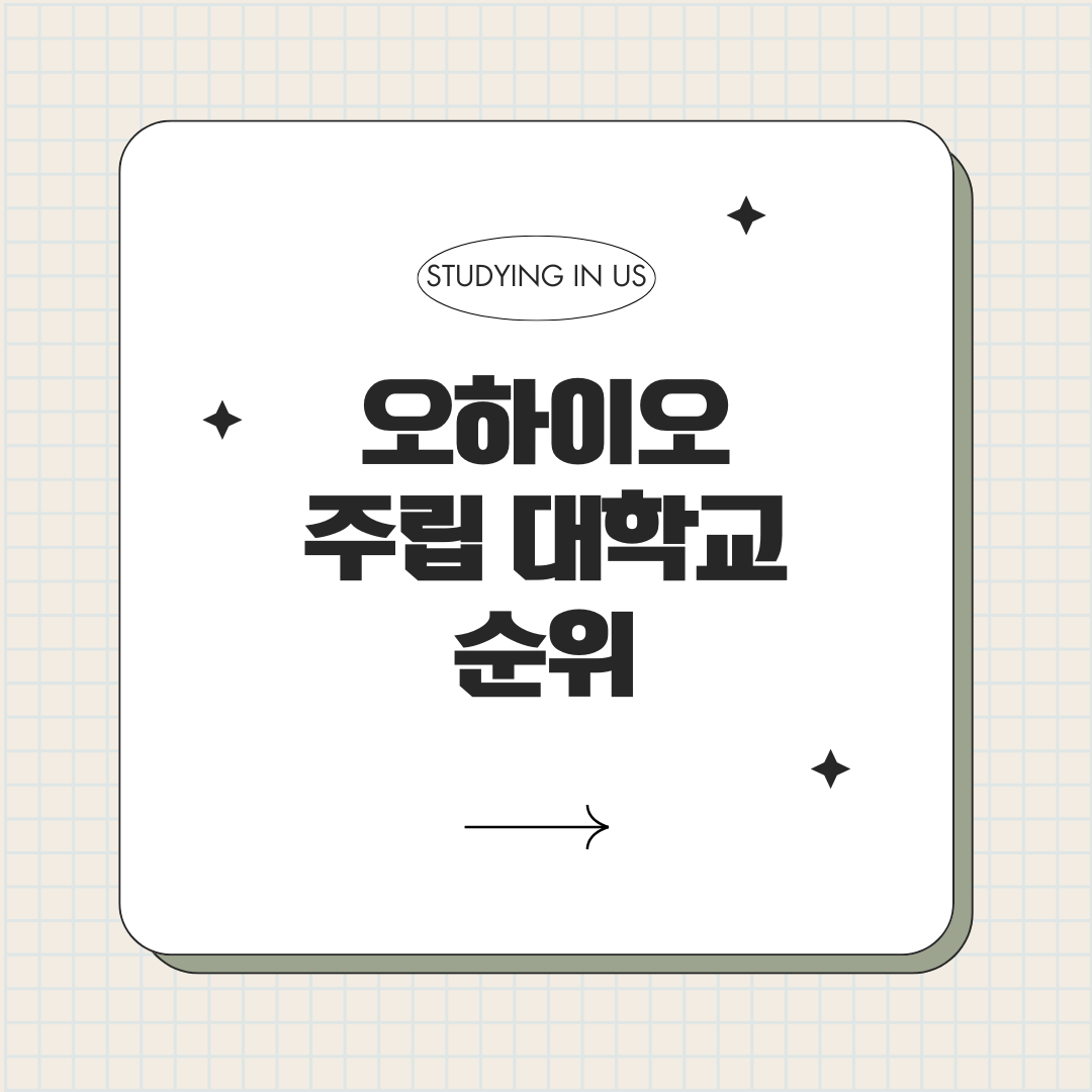 오하이오 주립 대학교 순위 표지 사진