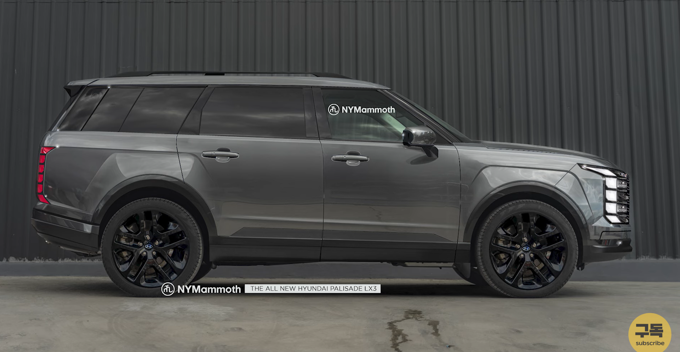 현대자동차 팰리세이드 풀체인지(LX3) 예상도