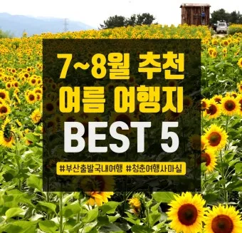 7월 국내 여행지 추천 BEST 리스트_5