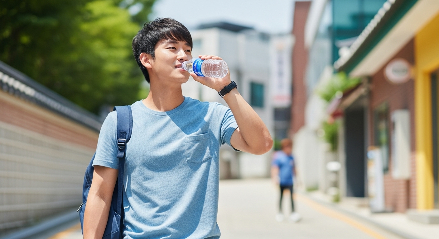 외출한 남성