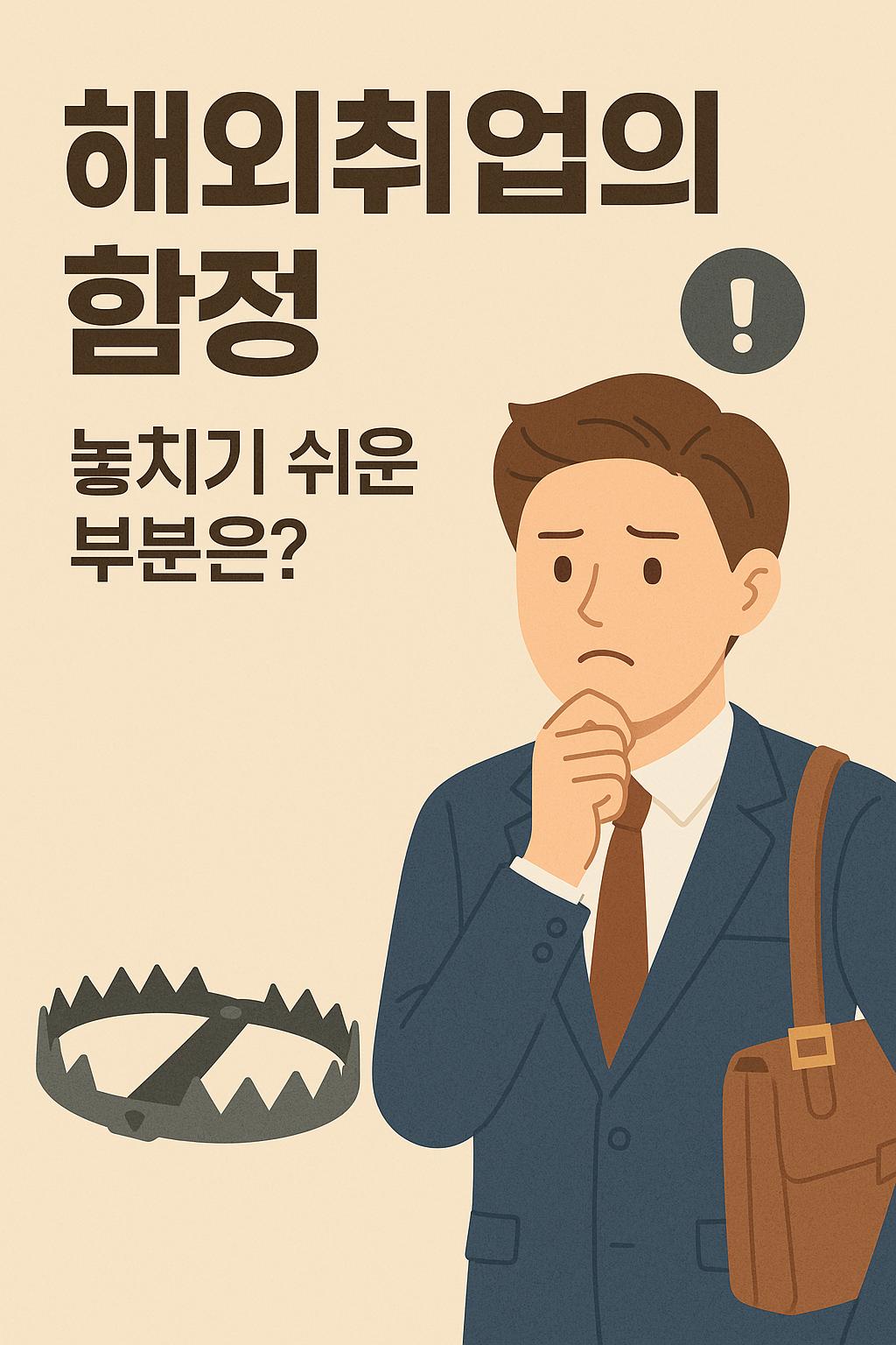 해외취업의 함정, 놓치기 쉬운 부분은?관련 이미지 사진