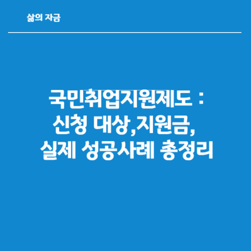 국민취업지원제도