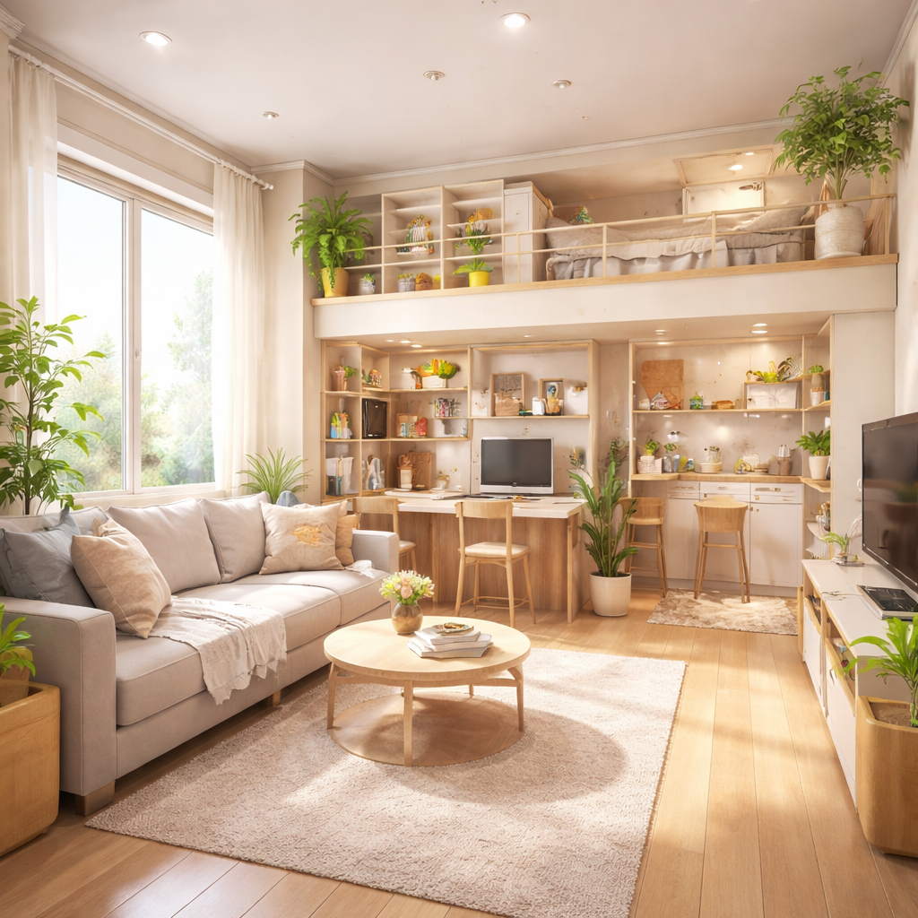 작은 집 넓어 보이게 만드는 인테리어 배치법