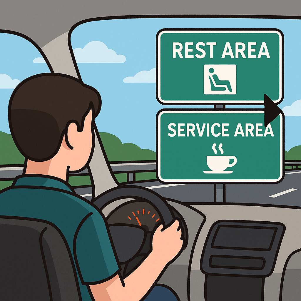 장거리 운전 시 휴게소 200% 활용법: 졸음쉼터 vs 일반 휴게소