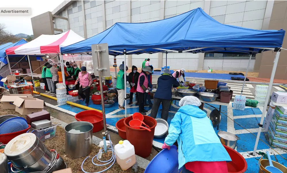 산불피해-자원봉사