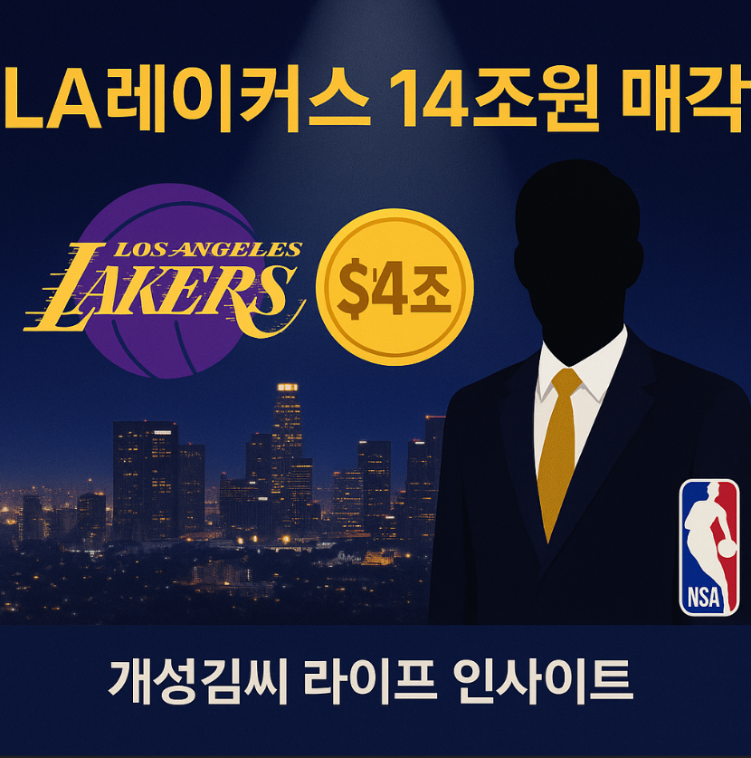 LA레이커스14조원매각,레이커스,NBA,매각,인수,구단주,프랜차이즈 구단 가치,지니버스,마크월터