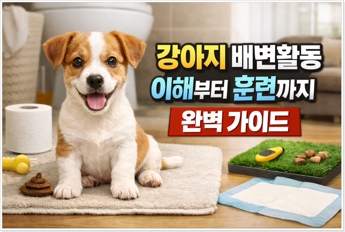 강아지 배변활동