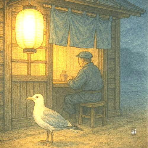 선술집 앞의 갈매기